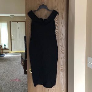 Long black dress